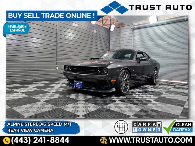 2015 Dodge Challenger R/T Scat Pack Shaker — Coupe — 19,620 mi — Sykesville, MD