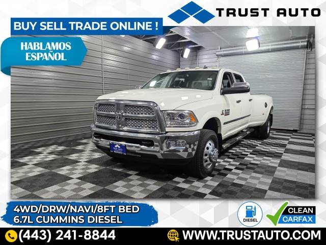 2017 Ram 3500 Laramie — Pickup Truck — 50,122 mi — Sykesville, MD