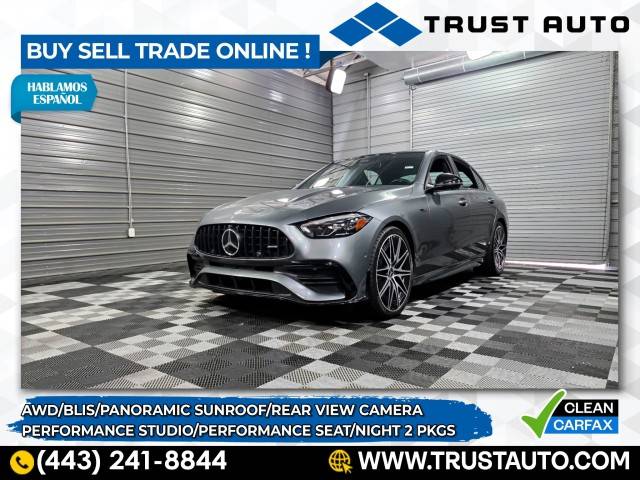 2023 Mercedes-Benz C-Class AMG C 43 — Sedan — 21,864 mi — Sykesville, MD