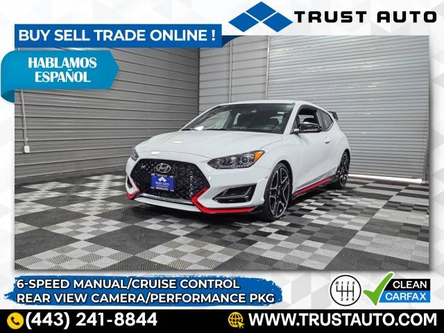 2020 Hyundai Veloster N — Hatchback — 10,990 mi — Sykesville, MD