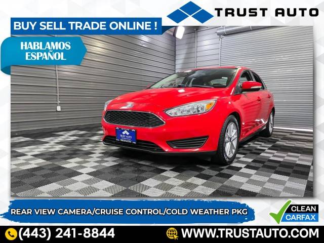2017 Ford Focus SE — Sedan — 68,508 mi — Sykesville, MD