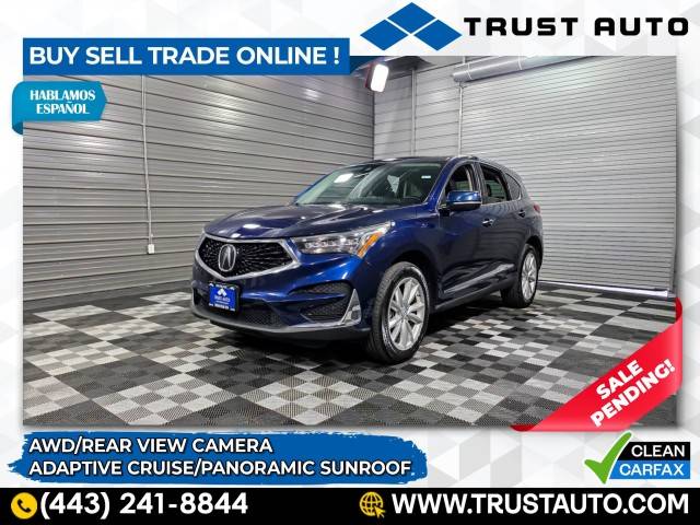 2019 Acura RDX Standard — SUV — 82,476 mi — Sykesville, MD