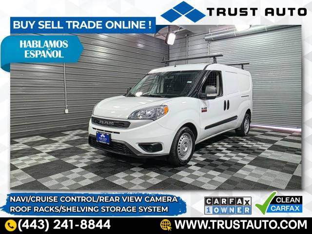2022 Ram ProMaster City Cargo Van Tradesman — Cargo Van — 29,066 mi — Sykesville, MD