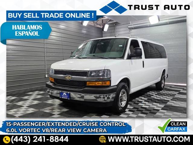 2018 Chevrolet Express Passenger LT — Passenger Van — 54,220 mi — Sykesville, MD