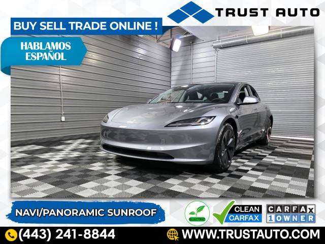 2025 Tesla Model 3 Long Range — Sedan — 2,867 mi — Sykesville, MD