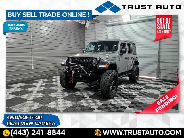 2021 Jeep Wrangler Willys — SUV — 66,523 mi — Sykesville, MD