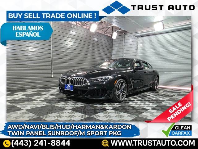 2020 BMW 8 Series 840i — Sedan — 34,340 mi — Sykesville, MD