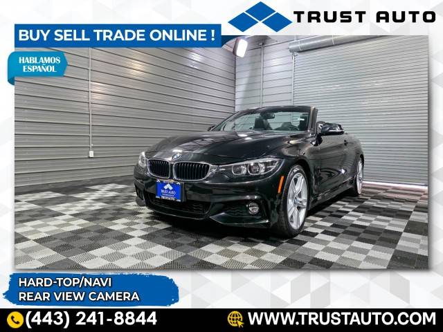 2018 BMW 4 Series 430i — Convertible — 55,333 mi — Sykesville, MD