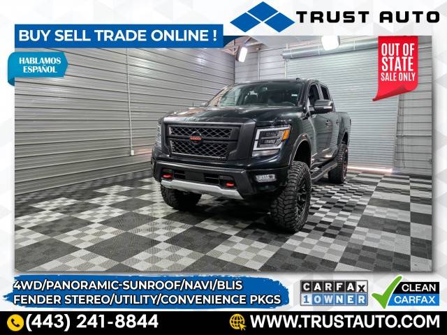 2021 Nissan Titan PRO-4X — Pickup Truck — 25,241 mi — Sykesville, MD