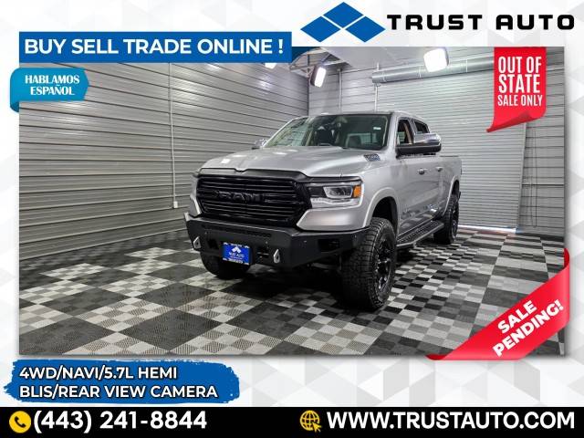 2019 Ram 1500 Laramie — Pickup Truck — 61,994 mi — Sykesville, MD