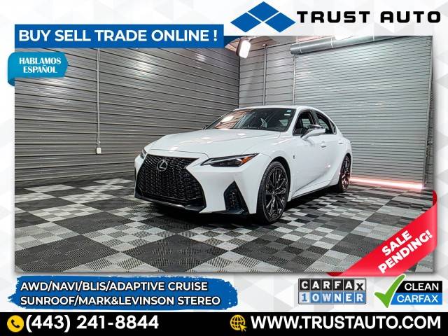 2022 Lexus IS IS 350 F SPORT — Sedan — 40,657 mi — Sykesville, MD