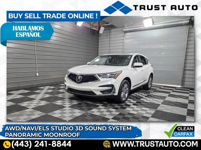 2021 Acura RDX Advance Package — SUV — 48,901 mi — Sykesville, MD