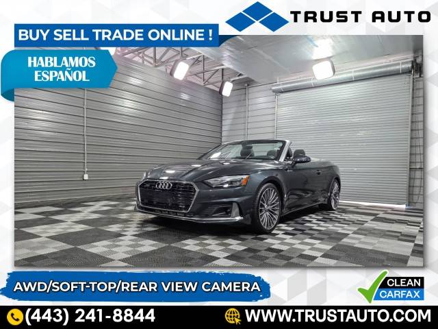2022 Audi A5 Premium — Convertible — 19,388 mi — Sykesville, MD