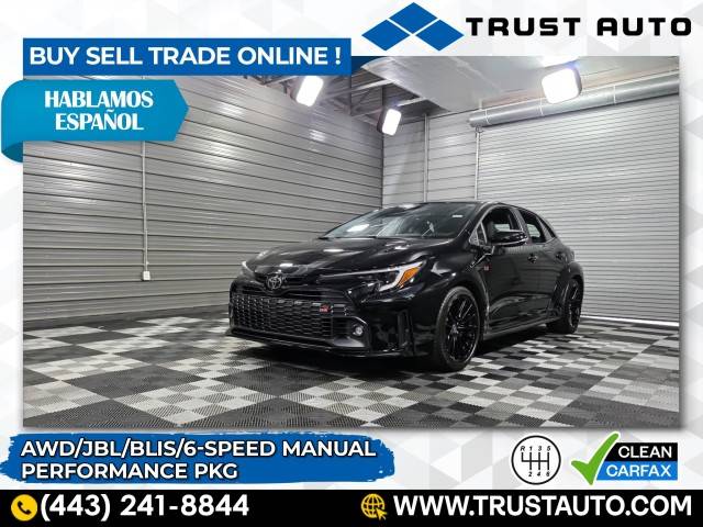2023 Toyota GR Corolla Core — Hatchback — 5,096 mi — Sykesville, MD