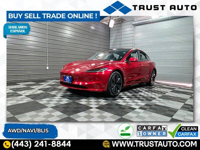 2024 Tesla Model 3 Long Range — Sedan — 1,124 mi — Sykesville, MD