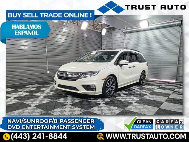 2018 Honda Odyssey Elite — Minivan — 39,148 mi — Sykesville, MD