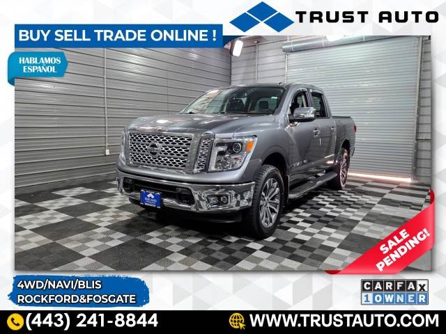 2018 Nissan Titan SL — Pickup Truck — 32,463 mi — Sykesville, MD