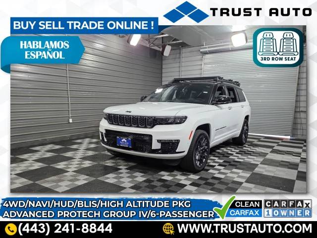 2023 Jeep Grand Cherokee Summit Reserve — SUV — 11,614 mi — Sykesville, MD