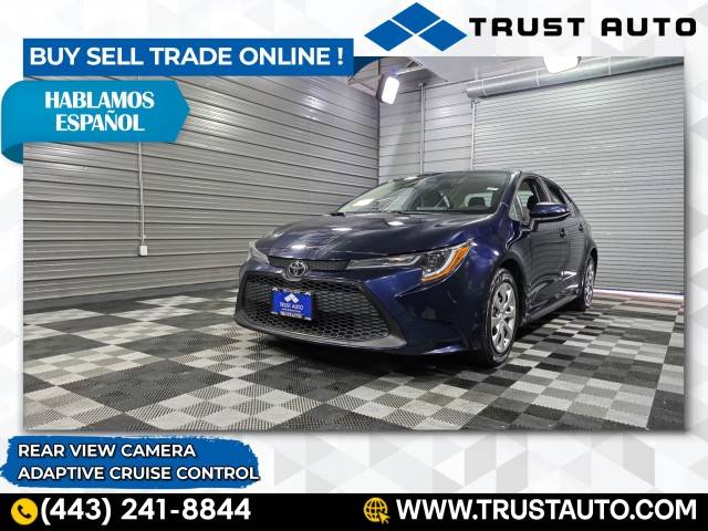 2021 Toyota Corolla LE — Sedan — 77,831 mi — Sykesville, MD
