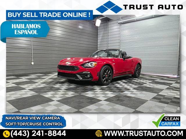 2017 FIAT 124 Spider Elaborazione Abarth — Convertible — 26,554 mi — Sykesville, MD