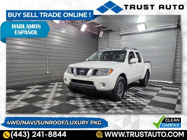 2016 Nissan Frontier PRO-4X — Pickup Truck — 43,662 mi — Sykesville, MD
