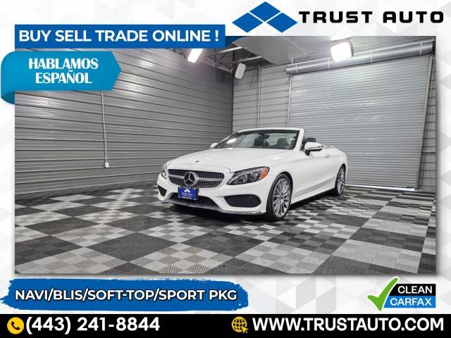 2017 Mercedes-Benz C-Class C 300 — Convertible — 51,468 mi — Sykesville, MD
