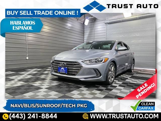 2017 Hyundai Elantra Limited — Sedan — 43,459 mi — Sykesville, MD