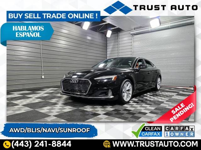 2020 Audi A5 Premium Plus — Hatchback — 49,549 mi — Sykesville, MD