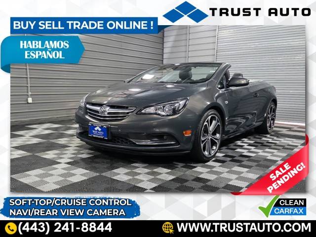 2016 Buick Cascada Premium — Convertible — 48,002 mi — Sykesville, MD
