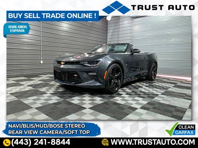 2018 Chevrolet Camaro 2SS — Convertible — 25,903 mi — Sykesville, MD