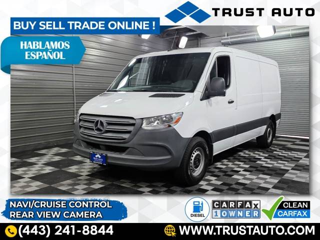 2022 Mercedes-Benz Sprinter Cargo Van 2500 — Cargo Van — 45,424 mi — Sykesville, MD