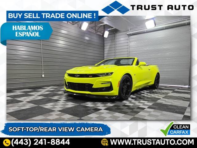 2020 Chevrolet Camaro 1SS — Convertible — 9,555 mi — Sykesville, MD