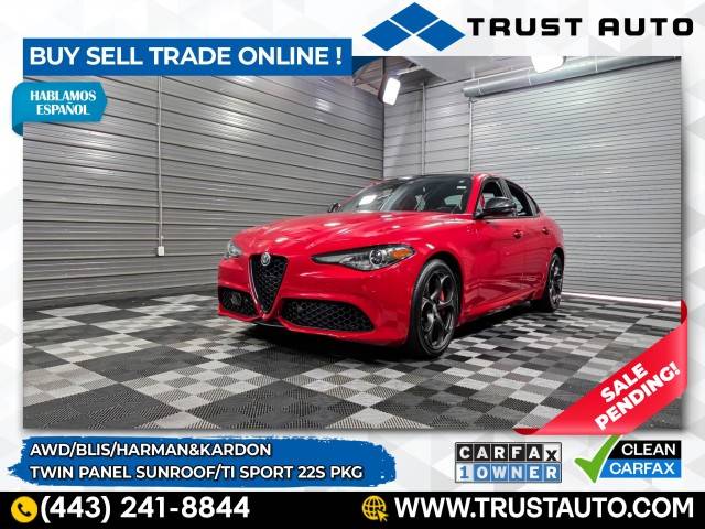 2020 Alfa Romeo Giulia Ti Sport — Sedan — 18,178 mi — Sykesville, MD