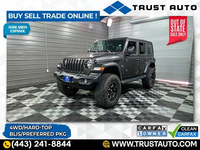 2020 Jeep Wrangler Sport Altitude — SUV — 41,842 mi — Sykesville, MD
