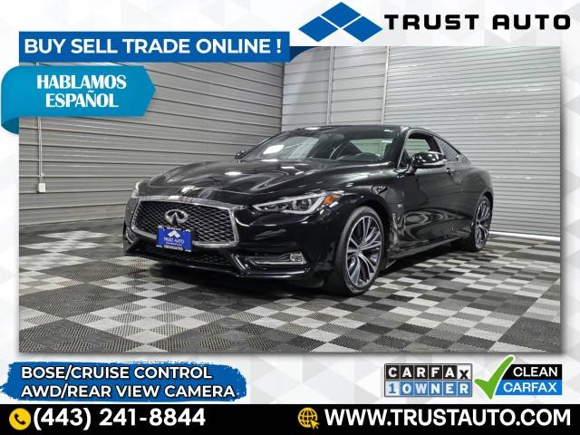 2017 INFINITI Q60 3.0t Premium — Coupe — 6,945 mi — Sykesville, MD