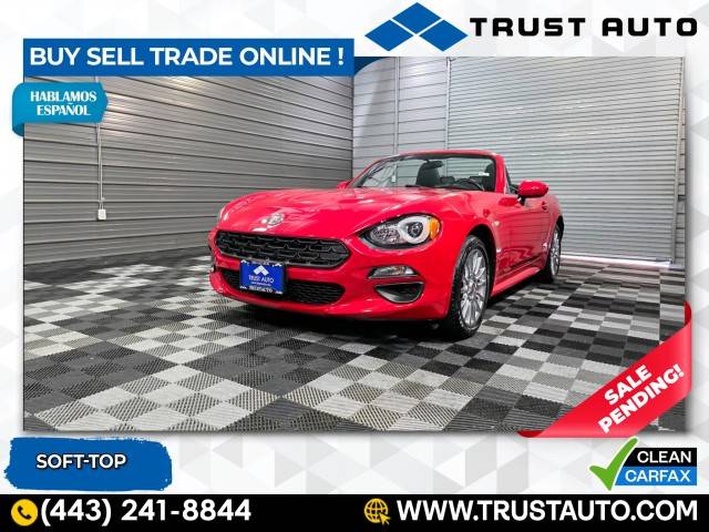 2017 FIAT 124 Spider Classica — Convertible — 17,387 mi — Sykesville, MD