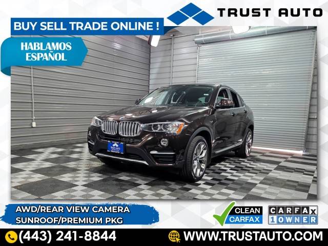 2015 BMW X4 35i — SUV — 20,075 mi — Sykesville, MD