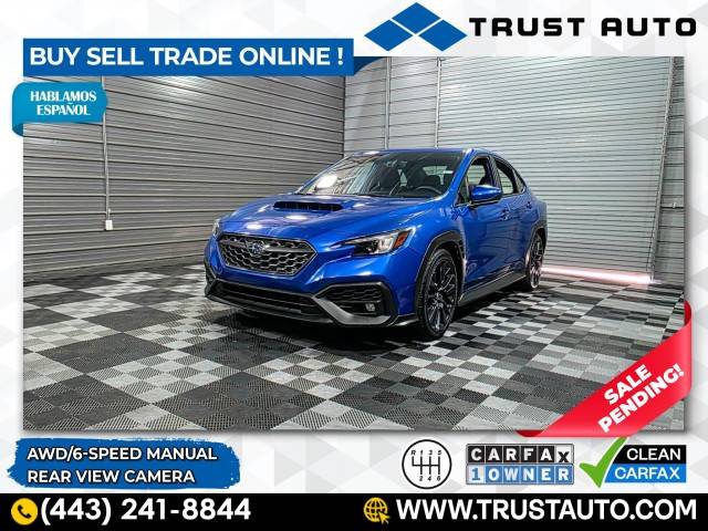 2022 Subaru WRX Premium — Sedan — 42,600 mi — Sykesville, MD