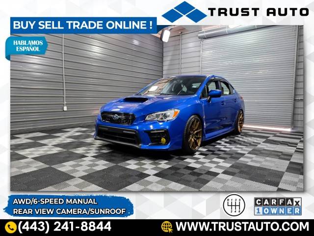 2021 Subaru WRX Premium — Sedan — 20,277 mi — Sykesville, MD