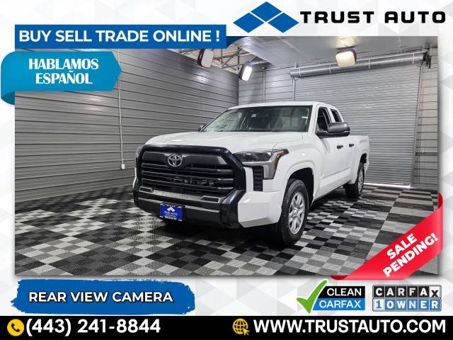2022 Toyota Tundra SR — Pickup Truck — 53,114 mi — Sykesville, MD