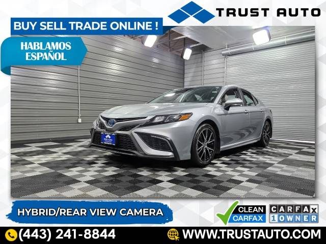 2022 Toyota Camry Hybrid SE — Sedan — 46,393 mi — Sykesville, MD