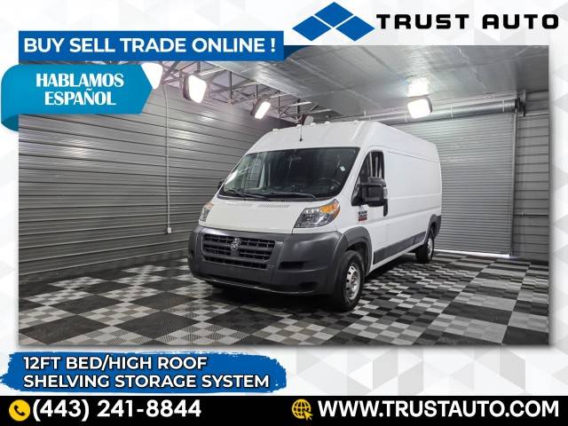 2018 Ram ProMaster Cargo Van 2500 — Cargo Van — 41,548 mi — Sykesville, MD