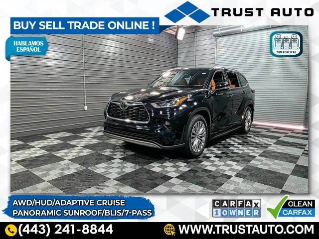 2025 Toyota Highlander Platinum — SUV — 4,233 mi — Sykesville, MD