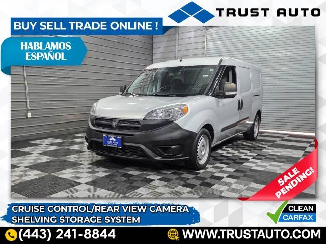 2017 Ram ProMaster City Cargo Van Tradesman — Cargo Van — 51,862 mi — Sykesville, MD