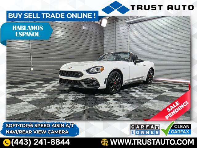 2020 FIAT 124 Spider Abarth — Convertible — 17,983 mi — Sykesville, MD