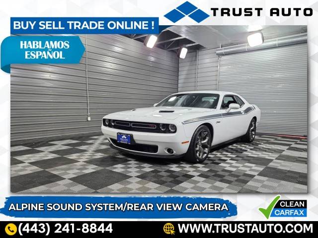 2015 Dodge Challenger R/T Plus — Coupe — 34,132 mi — Sykesville, MD