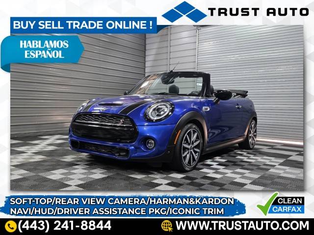 2020 MINI Convertible Cooper S — Convertible — 6,502 mi — Sykesville, MD