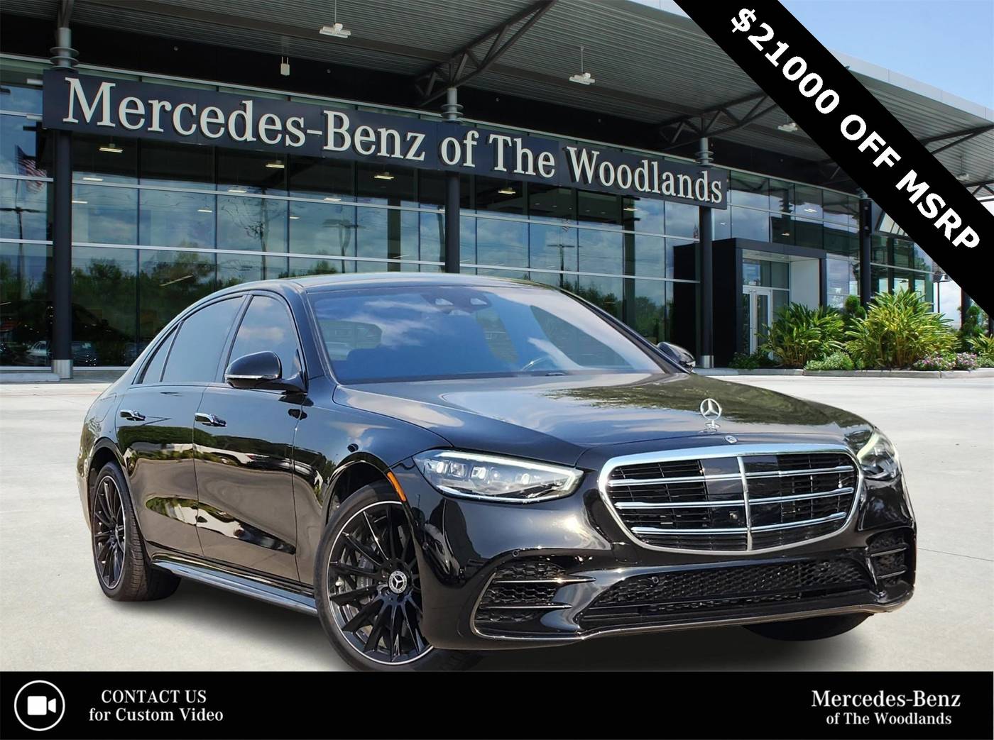 2025 Mercedes-Benz S-Class S 580 — Sedan — 7,190 mi — The Woodlands, TX