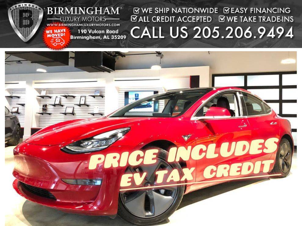 2018 Tesla Model 3 Long Range — Sedan — 77,493 mi — Birmingham, AL