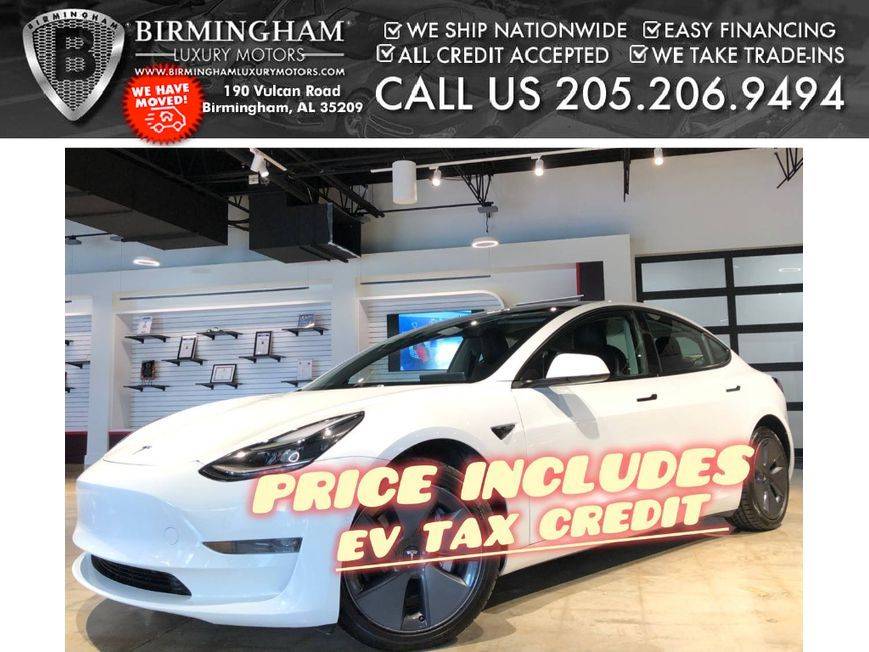 2022 Tesla Model 3 Long Range — Sedan — 55,221 mi — Birmingham, AL